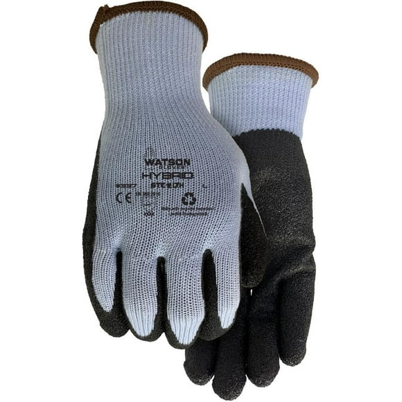 Homme Furtif Hybride Tout Usage Jardin en Polyester Gloves - avec Latex Enduit Paumes, Moyen