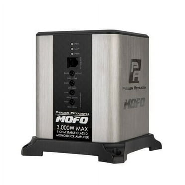 Power Acoustik MOFO1-3KD Class D Monoblock Vehicle Audio Amplifier, Multicolor