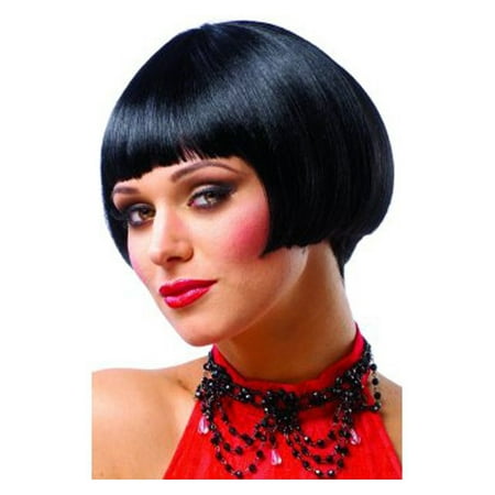 Roaring 20s Black Bob Wig for Women