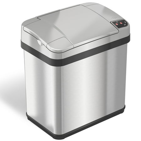 UPC 897112000017 product image for iTouchless Multifunction Sensor 2.5 gal. Trash Can | upcitemdb.com