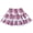 Small Bow-Pale Violet, variant on HWJAD Girls Plaid Ruffle Skirt Toddler Kids High Waist Layered Skirt with Lace Trim & Bow School Uniform Skirt for 1-12Y