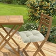thumbnail image 4 of Outdoor Chair Cushions Set of 2 with Ties, 19x19 Inch Waterproof Patio Seat Cushions, Tufted High-Density Foam Pads for Garden Furniture, Indoor/Outdoor Use for Patio, Kitchen, Office, 4 of 5