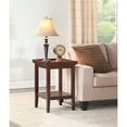 thumbnail image 4 of Pemberly Row Ensemble de 2 Tables d'Appoint Contemporaines en Bois Espresso, 4 of 6