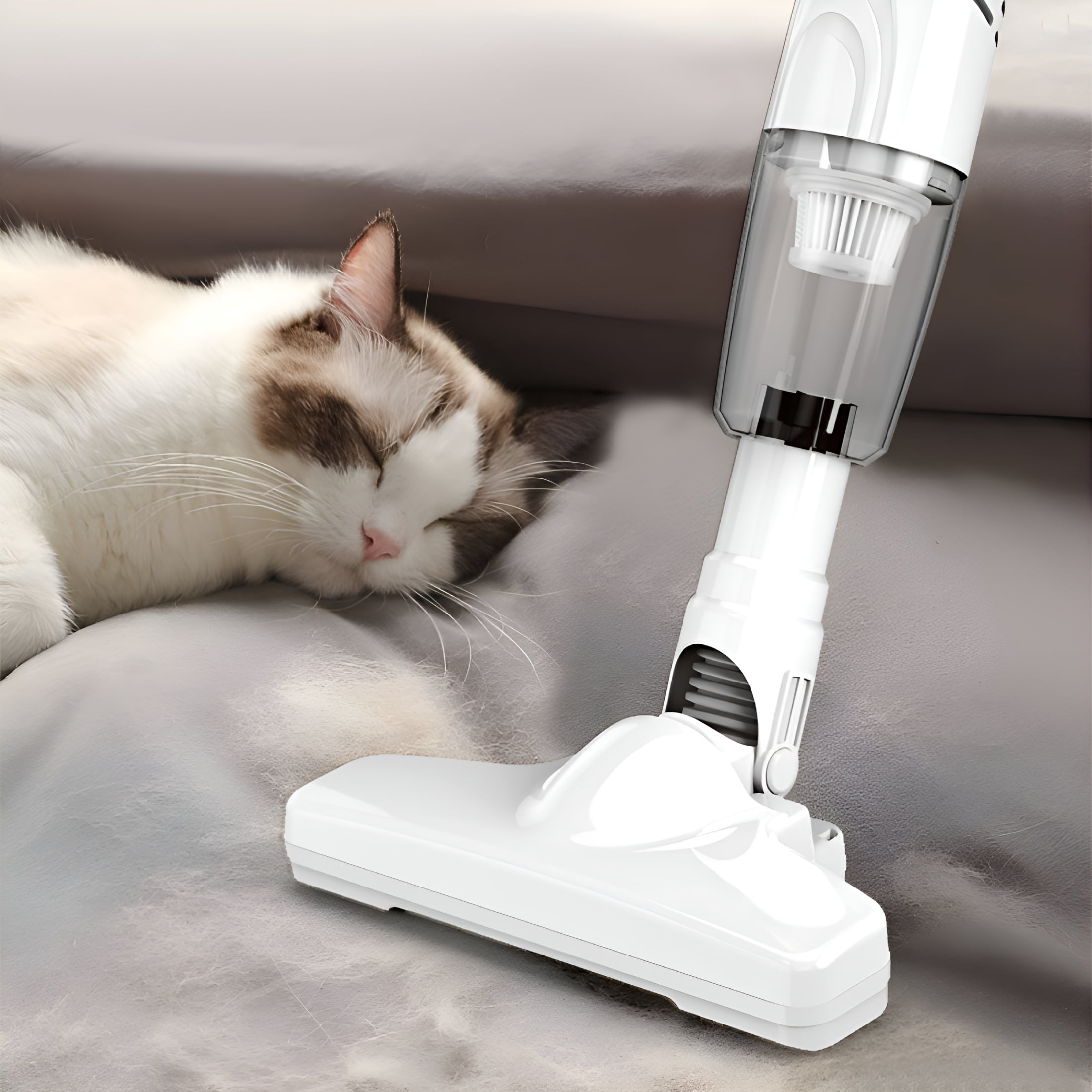 CURYMAY Vacuum Cleaners for Home,Wireless Portable Design Cordless Vacuum Cleaner,Unrestricted Cleaning Freedom Stick Vacuums & Electric Brooms,White