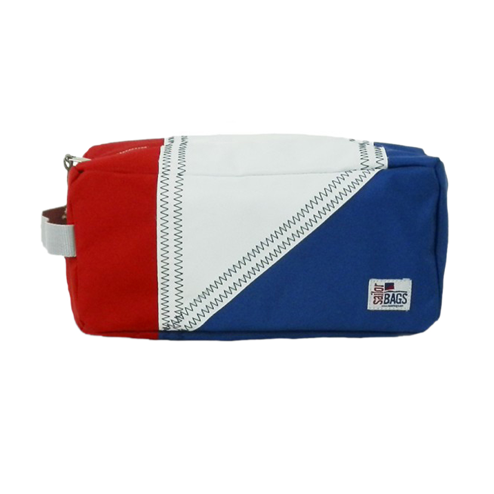 SailorBags TriSail Toiletry Kit, red, white, blue