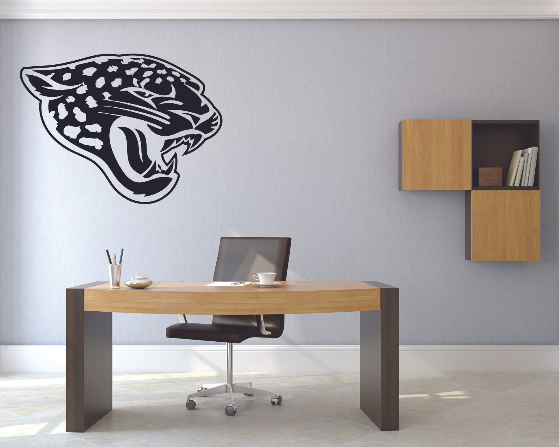 Jaguar Logo Silhouette Animals Jaguars Animal Cartoon Wall Sticker Art