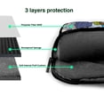 thumbnail image 4 of Lsque Scooby-Doo Pattern Laptop Bag – Portable & Slim Single-Shoulder Computer Case with Adjustable Strap, Protective, Lightweight for 13”/14”/15.6” Laptops, 4 of 8