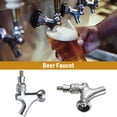 thumbnail image 2 of Xingzhi Draft Faucet Keg Kegerator Brass Plated Faucet Tap with Threaded Interface Keg Accessory, 2 of 9