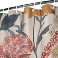 thumbnail image 4 of Wildflower and Peony Blossom Curtain 36x72, Artistic Watercolor Floral Design for Bathroom Decor, 4 of 5