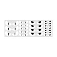 thumbnail image 1 of Pegatinas decorativas de pared de Halloween con forma de ojos que brillan en la oscuridad y ojos aterradores, 1 of 5