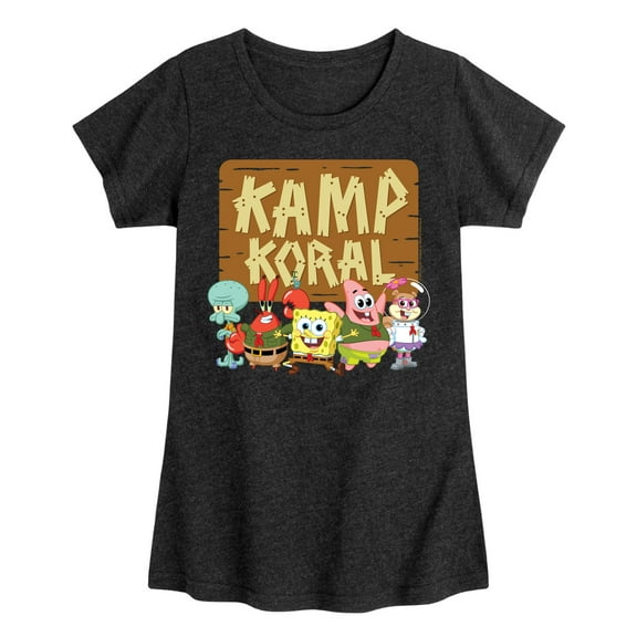 Kamp Koral - Kamp Koral Group - Toddler & Youth Girls Short Sleeve Graphic T-Shirt