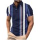 thumbnail image 1 of Mens Manga Corta Botón Abajo Camisas con Bolsillo Pulover Botón de Impresión de la Camisa de Solapa de Poliéster Cuello de Vuelta, Blusa Casual para Hombres, 1 of 5