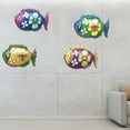 thumbnail image 4 of SDJMa Metal Fish Wall Decorations Tropical Fish Wall Art 3D Sculpture Ocean Animal Figures Vintage Nautical Coastal Wall Decorations, 4 of 7
