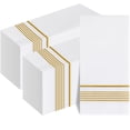 thumbnail image 1 of Servilletas DayAmmi de lino desechables doradas, 200 unidades, 1 of 9