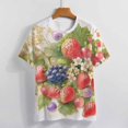 thumbnail image 3 of Various Fruits T Shirts Basic T-Shirt Short Sleeve Ladies Tee Shirt Summer Graphic Clothing, 3 of 6