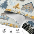thumbnail image 6 of Yayeee Runner Rug for Bedroom 2'x6' Machine Washable Hallway Non Slip Mat, Winter Village Serenity, 6 of 8