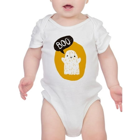 

Boo! Funny Doodle Ghost Bodysuit Infant -Image by Shutterstock 12 Months