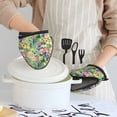 thumbnail image 6 of Pofeuu Watercolor Blooming Cactus Print Thickened Mini Silicone Oven Mitts Heat Resistant, Rubber Oven Mitt Gloves, Finger Pinch Grips, Pot Holder, Silicone Potholder, 6 of 7