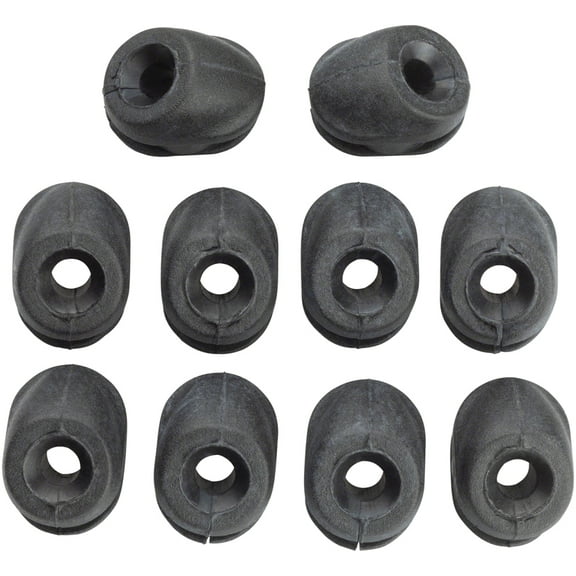 Jagwire Frame Plug Refill Bag - Fits 3.0mm Shimano Di2 with Angled Entry Bag/10