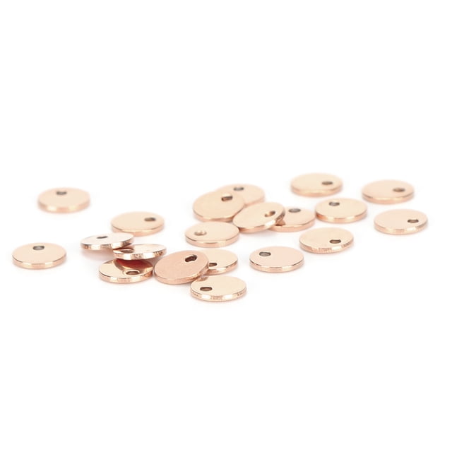 Metal Round Tag,20pcs DIY Round Pendant Stainless Steel Round Tag Jewelry DIY Pendant Class Leading Features