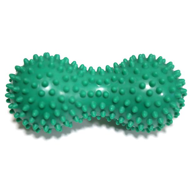 Masajeador con forma de maní, pelota para hacer ejercicio, Yoga, alivio del estrés, masajeador de manos y pies para el cuerpo