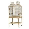 thumbnail image 3 of A&E Cage 32"x21" Flight Cage & Stand with Double Front Door - Platinum, 3 of 3