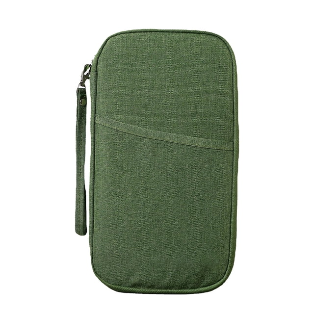 Bolsa de pasaporte de viaje multicolor, bolsa de tarjeta multifunción, bolsa de almacenamiento portátil