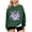 Army Green, variant on Cute Graphic Sweatshirts for Women Halloween Ghost Print Crewneck Pullovers Teen Girls Spooky Season Sweatshirt Holiday Casual Long Sleeve Tops Army Green XXL