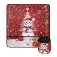 thumbnail image 2 of HELLHERO Christmas Snowman Sewing Machine Pad Organizer Lightweight Easy to Clean for Sew Table, 2 of 5