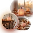 thumbnail image 4 of Halloween Glowing Pumpkin Light, Resin Figurine Sparkle Jack O Lantern, Spooky LED Tabletop Ornament, Festive Decor for Home Shelf Mantel Halloween Party, 4 of 6