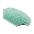 thumbnail image 3 of 2 Colores De Adorno De Plumas De Para Manualidades De Costura 1 Yarda Verde Sunnimix  Ribete de plumas de avestruz, 3 of 8