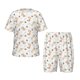 thumbnail image 1 of Balery Dachshund Dog Puppy Conjunto de Pijama Infantil de Manga Corta con Estampado – Ropa de Dormir de Algodón Suave-Small, 1 of 6
