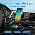 thumbnail image 5 of 2pcs Bluetooth 5.3 Car Aux Adapter, Dual Connect Hands-Free Call, Wireless Audio Receiver for Home Stereo/Speaker, 5 of 12