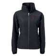thumbnail image 2 of Women's Cutter & Buck  Black Indiana Hoosiers Charter Eco Recycled Full-Zip Jacket, 2 of 3