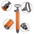 thumbnail image 2 of Bomba manual para kayak de 46 cm Bomba de achique manual para canoa para rescate de emergencia (naranja), 2 of 6