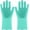 Green, variant on Kitchen Dishwashing Gloves for Washing Dishes – Reusable Rubber/Silicone Cleaning Gloves