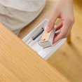 thumbnail image 3 of Drawer Storage Box Under The Desk Paste Drawer Storage Pen Case for Storing Office Stationery Pencil Sundries (White), 3 of 7