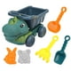 thumbnail image 2 of Children's Dinosaur Engineering Vehicle Shovel Beach Toy Set Baby Outdoor Play Water Digging Sand Hourglass Tool, 2 of 7