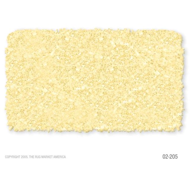 The Rug Market 02205B 4-SHAGGY RAGGY Jaune Jaune 2.8X4.8
