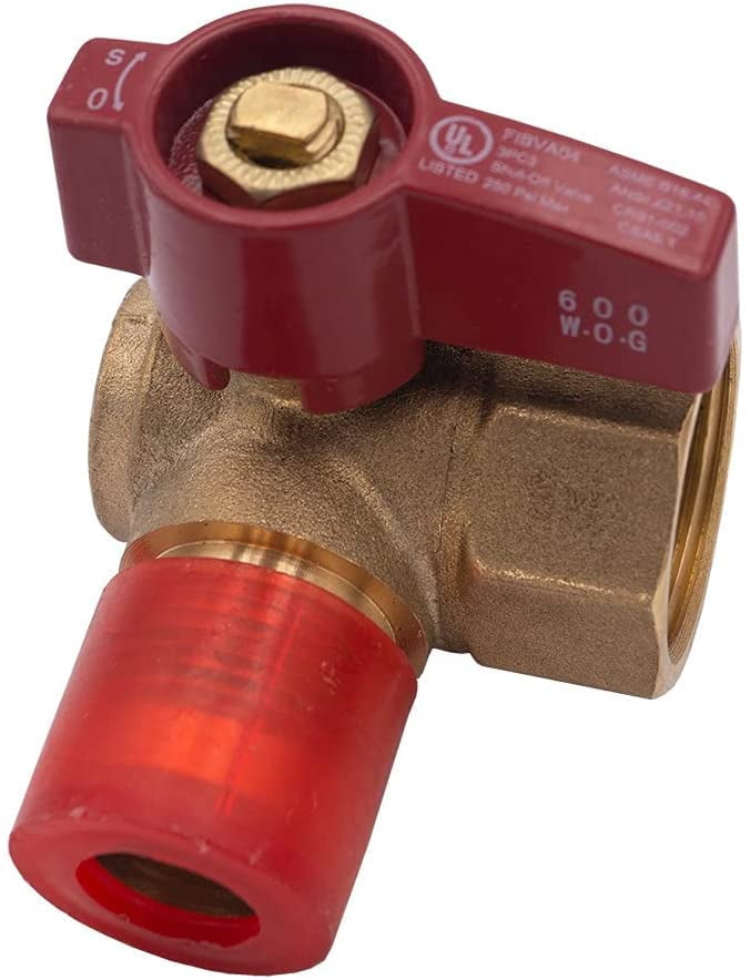 Tigfo Supply Shut-off Valve 5/8 Inch OD Flare 15/16-16 Thread x 3/4 ...