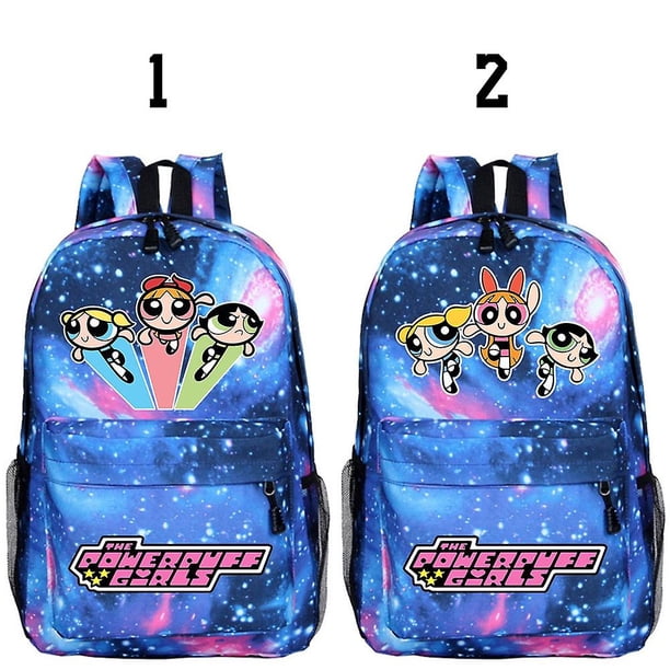 Anime P-powerpuffs Girls Girls Power Printed Student Backpack Back To School Snoppy Merch Schoolbag Travel Bags