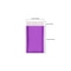 thumbnail image 2 of 4*8 Holographic Custom Printed Plastic Envelope Eyelashes Purple Bubble Compostable Mailer Bag 50pcs Package, 2 of 5