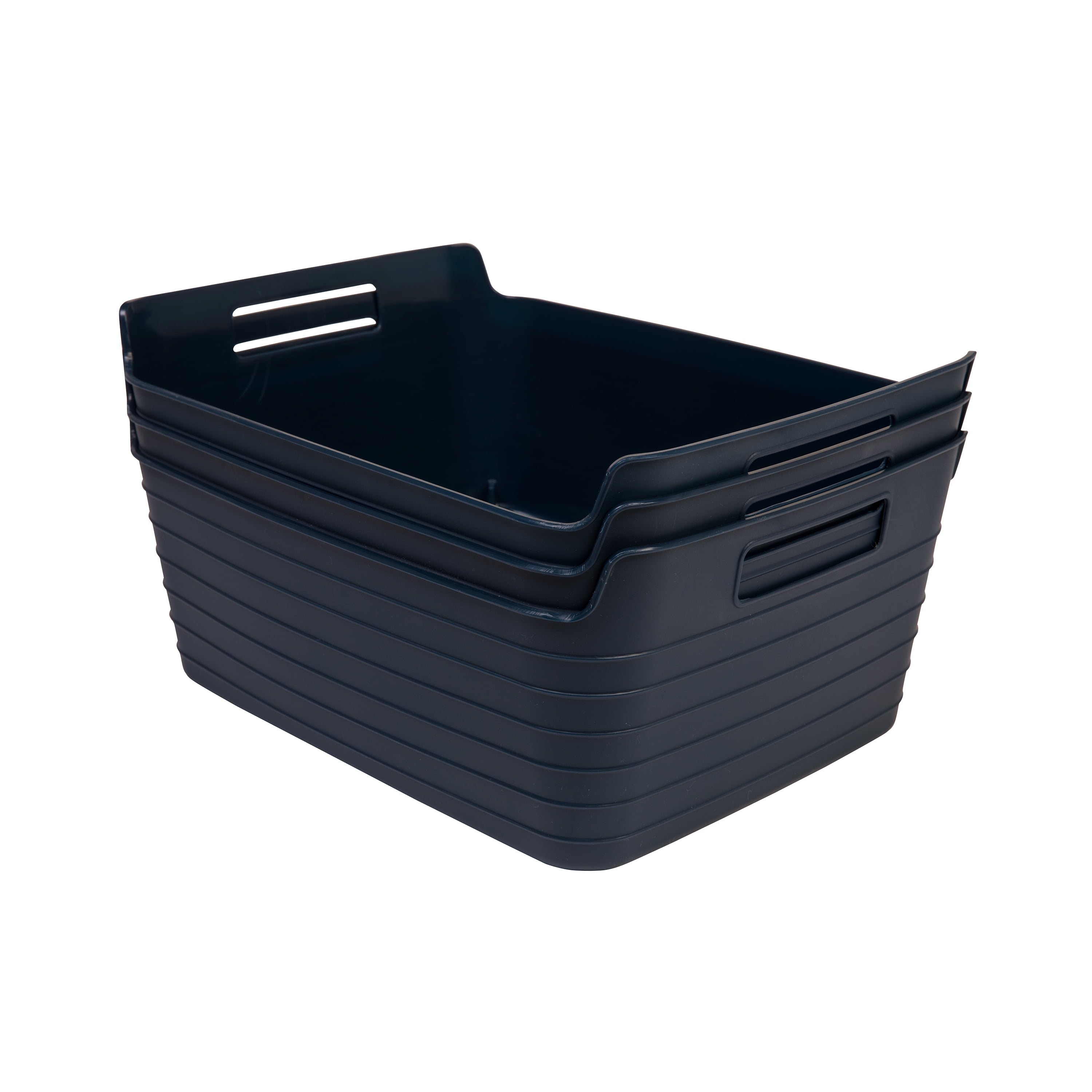 Mainstays Large Flex Bin Navy Deal BrickSeek
