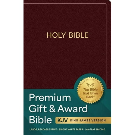 KJV Holy Bible: Premium Gift and Award Bible, Burgundy Imitation Leather: King James Version Bible, (Hardcover)