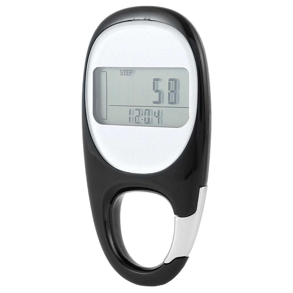 Podomètre 3D Portable – Compte Pas, Calories, Distance, Pile CR2032, Clip Taille/sac, 999999 Pas