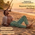 thumbnail image 4 of Yuyamidu Green Western Aztec ens Linen Pants Drawstring Casual with Pockets Lightweight Travel Trousers Loose Fit Breathable Summer Beach Pants Western Aztec Outfits, Size XL, 4 of 7