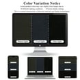thumbnail image 4 of Vaukki Black Bathroom Rug Sets 3 Piece Ultra Soft Absorbent Shaggy Bath Mat Non Slip Toilet Rug for Bathroom, 4 of 9