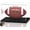 Clear, Black, variant on Football Display Case, Acrylic Football Case Clear, UV Protected Display Case with Solid Wood Base Stand for Full Size Signed Football Holder for Football Fans & Collectors