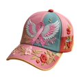 thumbnail image 2 of Breast Cancer Awareness Hats for Women Casual Fashion Adjustable Sun Hats Women's Lightweight Breathable Floral Print Cap F, 2 of 2