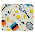 thumbnail image 1 of Alfombrilla de ratón con diseño de raquetas de tenis y base de goma antideslizante, cuadrada, protector para portátil, almohadillas de escritura, alfombrilla de ratón para juegos de, 1 of 7